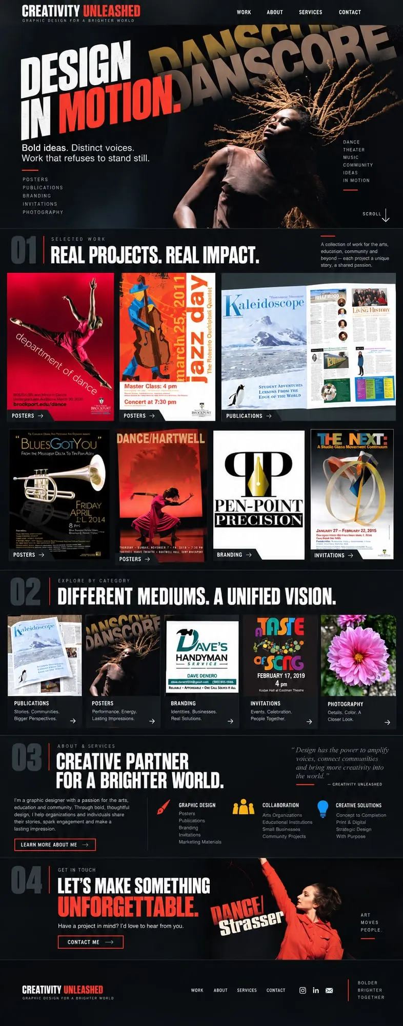 Creative in Motion: the concept mockup for Samuel Nicolosi